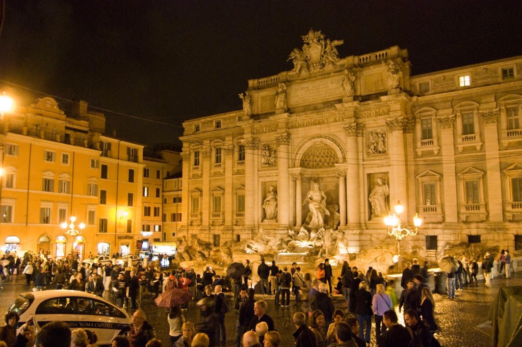Place romaine de nuit