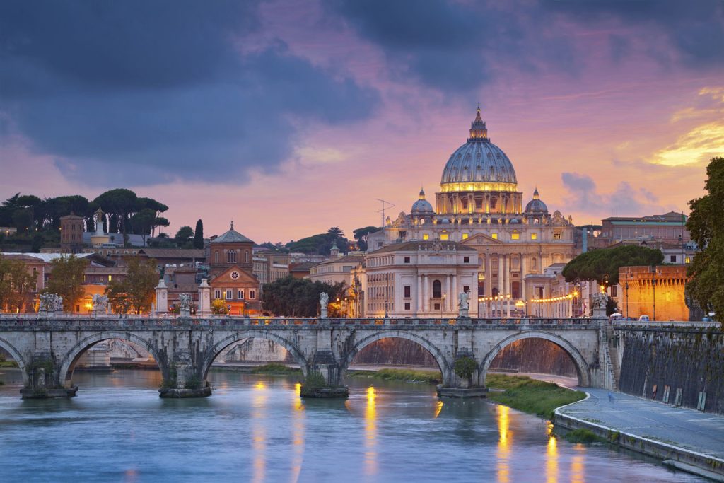 Image de Rome de nuit
